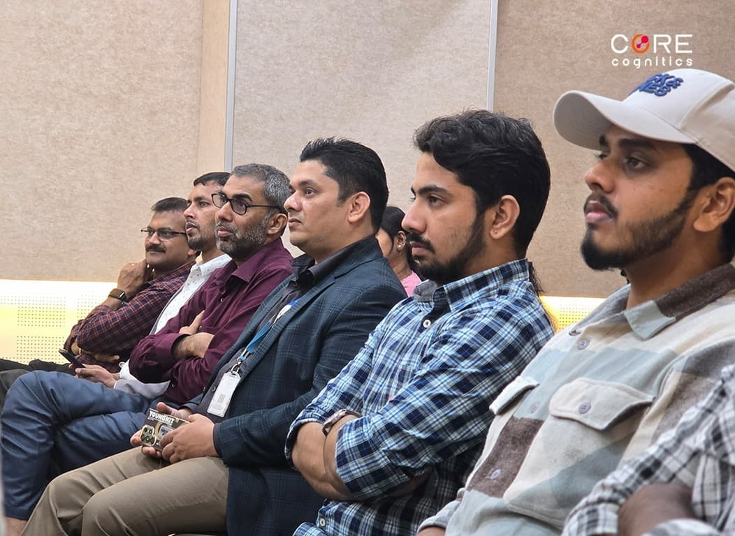 Audience attentively listening to presentations during the Industry in Transition